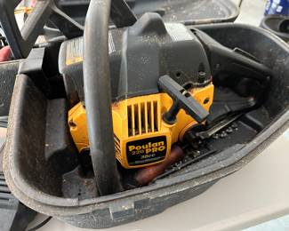 G100 - $95. Poulan Pro 220 chain saw with case 38cc. 