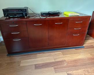 G40 - $125. Locking Cabinet. Measures 24" deep x 72" long x 30.5" tall. 