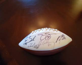 Towson University Signed Football 1996-99
