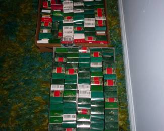 Mostly Hallmark in the boxes