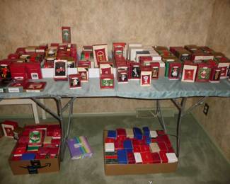 Mostly Hallmark in the boxes