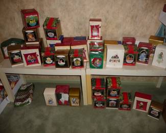 Mostly Hallmark in the boxes