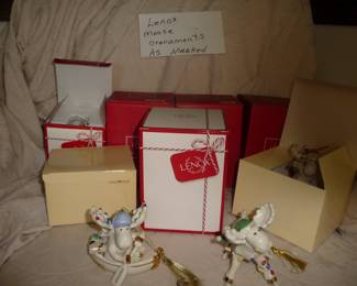 Lenox Moose  ornaments 