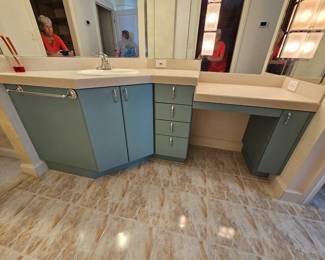 Master bath cabinets