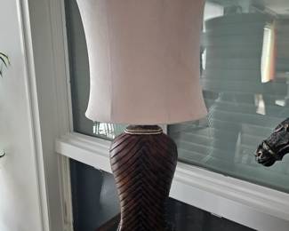 Rattan Lamp and shade