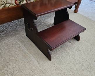 Mahogany bed stool