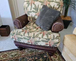 Rattan occasional chair