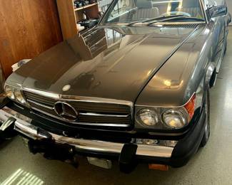 1985 Mercedes 380SL
80360 miles 
Beautiful condition … actively maintained.