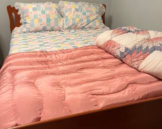 1970's patchwork style bedding