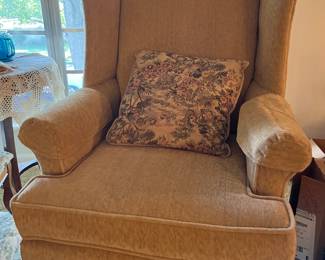 Upholstered club chair