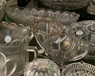 assorted glassware