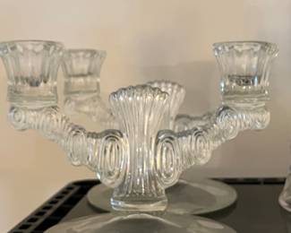 Largo frost double candlestick Paden City