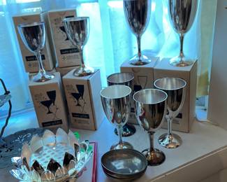 International silverplate goblets