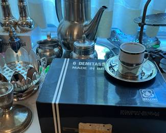 silverplate tea set