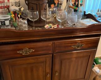 dry sink - mid century barware