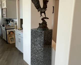 Jules Moigniez bronze and granite base