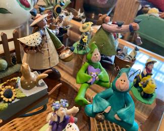 Adorable figurines by Roberta Pei, Coyne Co. and Elaine Watrus