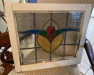 Antique Stained Glass Window