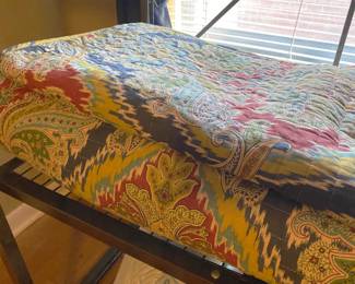Full size quilt and 2 shams