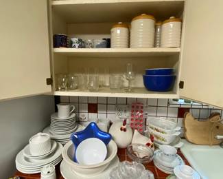 Kitchen plates, bowls, and much more