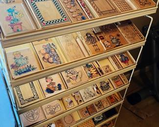 Large Rubber Stamp Collection