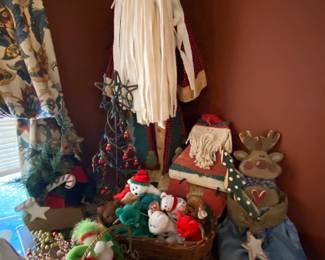 Christmas items from half an inch to 6 feet tall