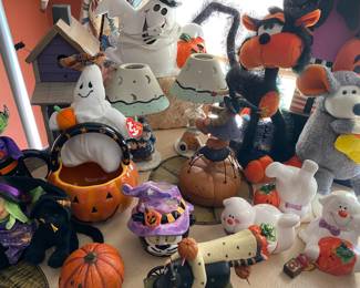 Halloween Decoratives large and small