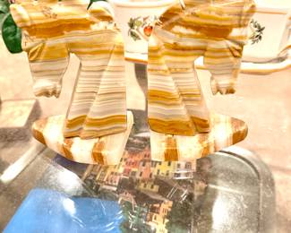 Onyx Trojan Horse Bookends
