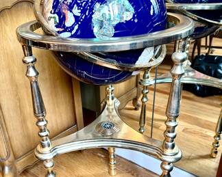 Alexander Kalifano Large Gemstone Globe