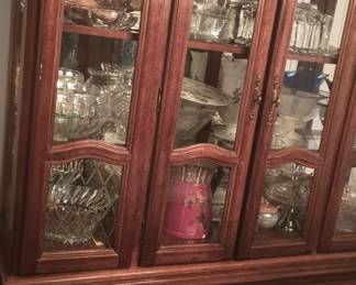 Hutch with many things in it