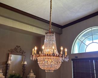 Crystal chandelier-must have removal and transport.