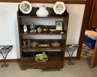 Bookcase for sale and all items are for sale also