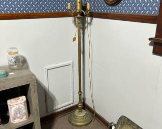 Antique Brass Floor Lamp
