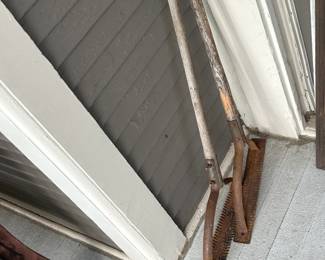 2 old scythes 