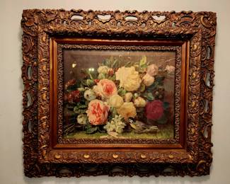 Very ornate gold guilded frame