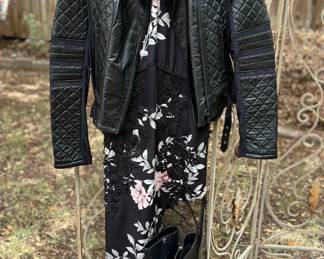 Leather and lace, the perfect combination