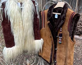 Fur & suede vests