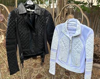 Blanc Noir leather moto jackets 