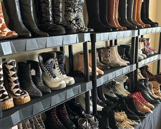 If only these were my size. Boot sizes range from 8-9.