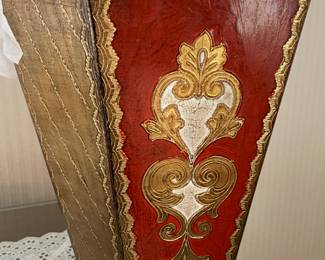 Vintage French trash container