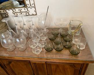 Barware glasses