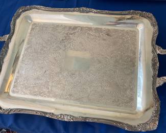 Silverplate platter