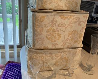 Vintage Princess house crystal glasses