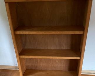 Wooden bookshelf