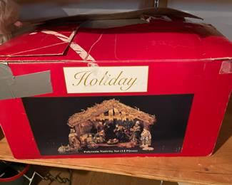 Polyresin Nativity Set, 12 pc