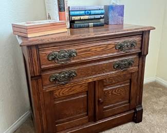Wash Stand sawn oak.
