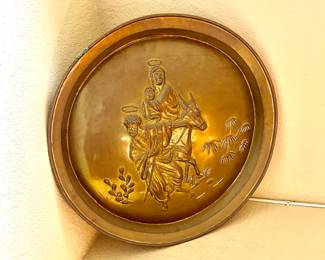 Large Brass Plate