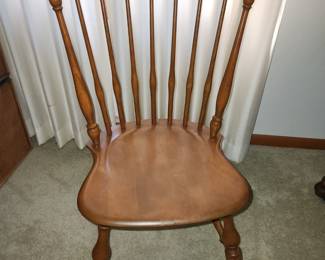 Vintage maple dining chairs (qty 4)