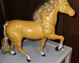 Retro Barbie horse