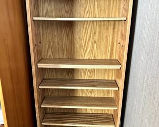 Multiple size bookshelves